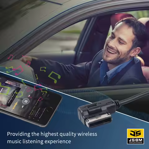 JSBM Car Wireless bluetooth Module AMI Music Aux Adapter for ONLY VW MDI 3G system Audi MMI 3G syste