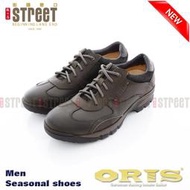 【街頭巷口 Street】ORIS 男款休閒鞋 真皮運動款 S90606 墨綠色