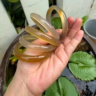 Super beautiful brown gold Chalcone BNQ ring, size 52 to 58mm