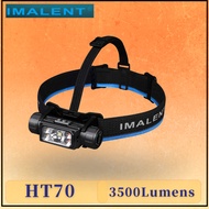 IMALENT HT70 3500 Lumen LED Headlamp with Red Light, Rechargeable, Detachable for Camping, Outdoor, 