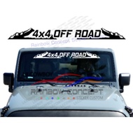 Jeep hiluk navara triton strada Car sticker off road Windshield sticker