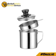 OIL POT STAINLESS MUG OIL FILTER