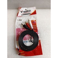 AUX TO RCA JACK CABLE 1 TO 2 FOR hp TO ACTIVE ACTIVE SPEAKER AUX TO RCA CABLE/ 1.5 METERS