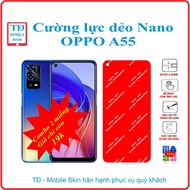 Toughened flexible phone screen protector for OPPO A55