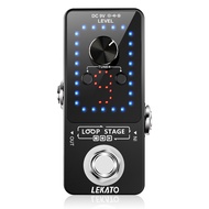 LEKATO Looper Guitar Effect Pedal Guitar Loop Pedal 9 Loops 40 Minutes Record Time Unlimited Overdub