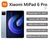 Global ROM Xiaomi Pad 6 Pro 11 inch Tablet PC 8GB Ram 128GB Rom  Snapdragon 8+ Gen 1 67W Fast Charge