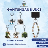 GANTUNGAN Anomali Acrylic Keychain | Cute characterKeychain