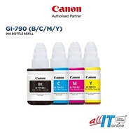 Canon GI-790 Ink Bottle Refill | 100% Original GI-790 BK GI-790C GI-790M GI-790Y for Canon G Series