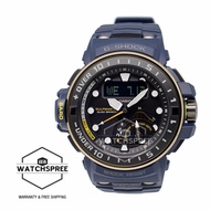 [Watchspree] Casio G-Shock Master of G Gulfmaster Master of Navy Blue Series Resin/Stainless Steel Watch GWNQ1000NV-2A GWN-Q1000NV-2A
