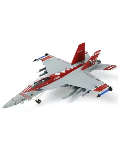 NUOTIE 1/100 F/A-18F Super Hornet VFA-102 Diamondbacks Red Tail Stinger Navy Carrier Fighter Diecast