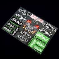 ** Ready Stock * Reflective Motorcycle Sticker Kawasaki Z400 NINJA 400 Kawasaki Garland Sticker