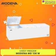 CHEST FREEZER MODENA MD 130 W 130W - FREEZER BOX 1300 LITER 3 PINTU