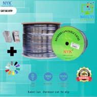 100 Meter LAN Cable Nyk Outdoor cat 5e utp - Cable LAN rj45 nyk cat5
