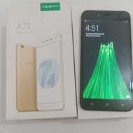 oppo a71 2/16gb seken second normal fullset