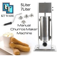 KT WARE Churros Maker Machine Stainless Steel Heavy Duty  Manual Spanish Churrera Churros Machine wi