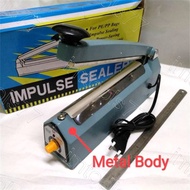 Heavy Duty Hand Press Metal Body Impulse Thermal Sealer 200mm / 8" (PFSA200)