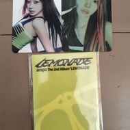aespa lemonade photocard giselle set