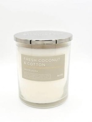 Bath &amp; Body Works - Fresh coconut and cotton 單芯香薰蠟燭 (平行進口貨品)
