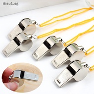 [Itisu] Metal Whistle Referee Sports Rugby Stainless Steel Whistle Soccer Basketball [SG]
