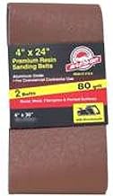 Ali Industries 2Pk 4X24 80G Sandbelt 3186 Sander - Grinder Accessories