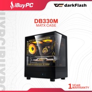 DARKFLASH DB330M mATX PC Case (Black)