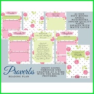 ︎ Proverbs Bible Reading Plan Journal
