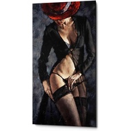 Epic-ca Giclee Canvas Wall Art Red