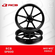 RCB SPORT RIM SP800 MIO M3/EGOLC (4H) 1.85F 2.15R 14" BLACK (9710-311)
