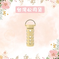 [Lifefactory] Flat Glass Water Bottle 350ml CLAN-350R-LY Light Yellow|Wide Mouth 5.3cm Easy To Clean