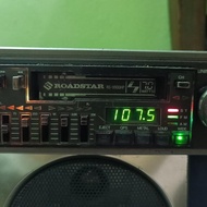 Tape Mobil Lawas Roadstar Rs-9900HP 5 grafik equalizer, Loudness, Radio FM Stereo Peka kaset Off