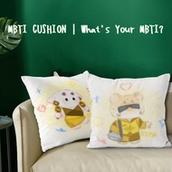 Ready Stock | Cute MBTI Cushion Pillow Plush Animal 16 Personalities Gift For Bestie Bantal Comel