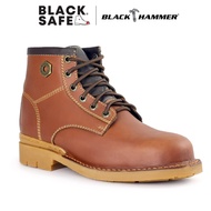 Black Hammer Men 4000 Series Mid Cut with Shoelace Safety Shoes BH 4892