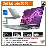 Dell Latitude 5540 15.6" Laptop (1 YEAR WARRANTY T&C) (Intel i7 13th Gen, Upto 32GB RAM) 10-Core vPr