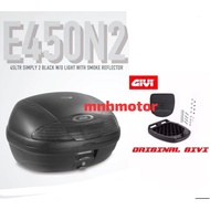 GIVI BOX E450N2 45LITER 2 HELMET 2 YEAR WARRANTY E450 E450N