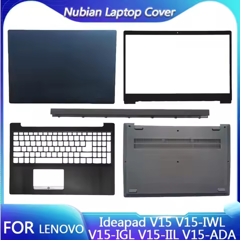 For Lenovo Ideapad V15 V15-IWL V15-IGL V15-IIL V15-ADA Laptop LCD Back Cover/Front Bezel/Palm Rest K
