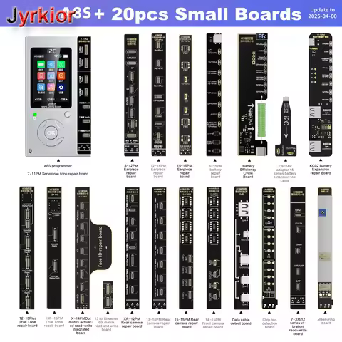 I2C A8S Programmer For iPhone 6-14/15 PM Battery/Dot Matrix/Original Color/Earpiece/Camera/Face ID F