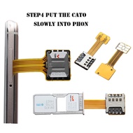 Hot Hybrid Dual Micro Mini Nano SIM Card Adapter Converter Extension SD Slot Android