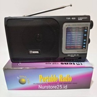 RADIO TENS FM MW SW1 SW2 4 BANDS PORTABLE OLD SCHOOL LIGHT PLASTIC LOW WATT DURABLE LIGHT GOOD TSR 8