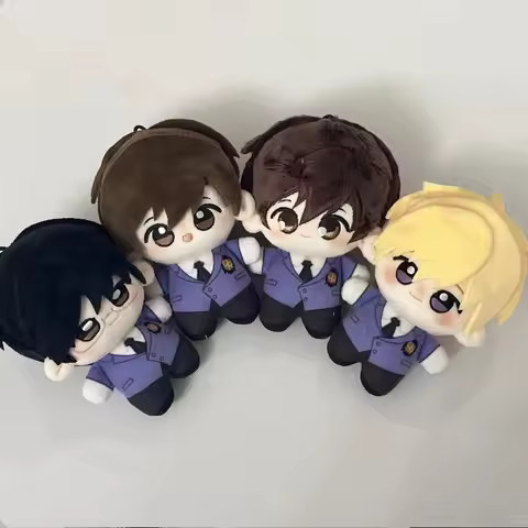 Ouran High School Host Club 10cm Cotton Plush Dolls Haruhi Fujioka Kyoya Ootori Tamaki Suou Keychain