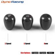Racing Real Carbon Fiber Gear Shift Knob Manual 5 SPEED Shift Knob 57MM 6 Speed Stick Shifter Lever 