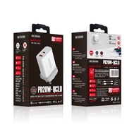 WK DESIGN Model WP-QPU82 20W + QC3.0 Fast Wall Charger SAFETY MARK 210419-24 Singapore Certified Sta