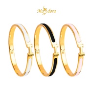 MASDORA 916 Gold Bangle Gelang Tangan Emas - Simple H Bangle (EMAS 916/22K)