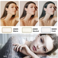 Ulanzi VL200 2500k-9000k Led Camera Light With Tripod Phone Holder 360 Ball Head Dimmable Led Vide