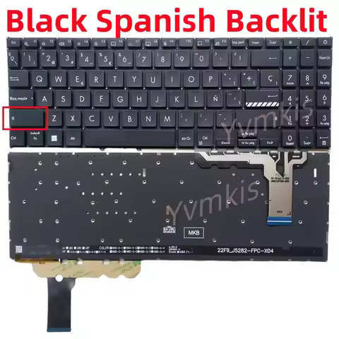 Spanish/SP Keyboard for ASUS Vivobook K3504V K3504VA S3504YA S3504VA S3504Y S3504V M3504Y K3605V K36