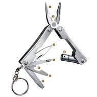8 合 1 Multitool 多功能鉗子 - 帶 LED 燈的折疊袖珍工具