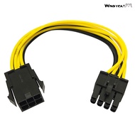 WINDYCAT 6-Pin to 8-Pin PCI-E Power Converter Extension Cable for Video Card Graphics