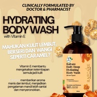 RAFECARE Daily Deep Hydrating Body Wash (Caramel Nuts) UNTUK KULIT KERING/SENSITIF/PARUT LAMA/EKZEM4