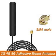 3G 4G LTE 5G Antenna 6000MHz 8dbi Omni-Directional Adhesive Mount Mimo Antenna SMA Male for Car Vehi