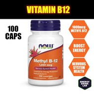 NOW Methyl B-12 1,000 mcg 100 Lozenges Now Foods