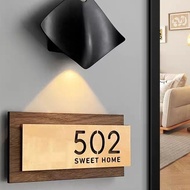 Unit Number Signage Customised Unit Sign door sign Door Number Signage Black gold acrylicunit number